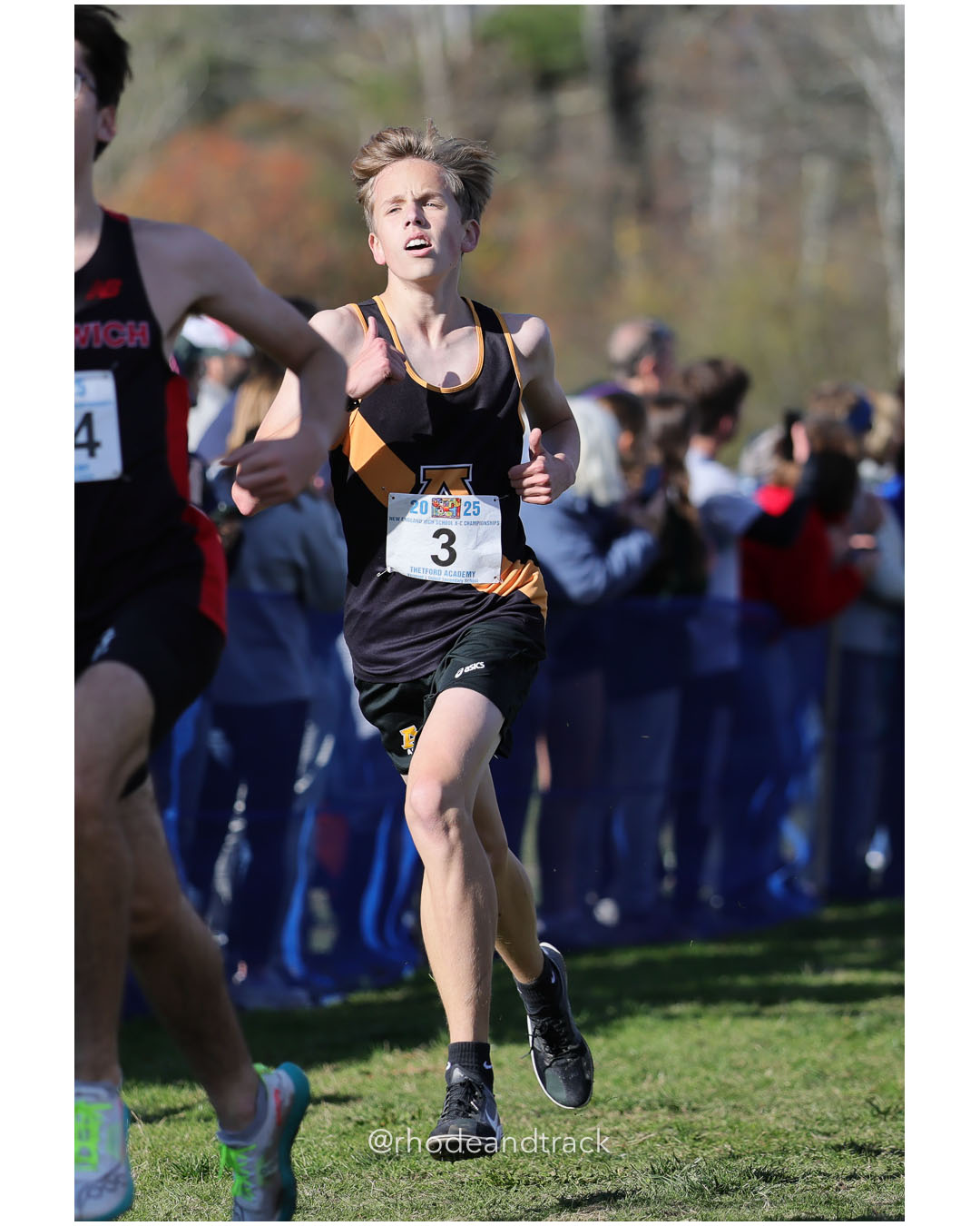Evan Griffiths, Amity High School, P80, 17:47.51 - New England Cross Country State Championship - Thetford Vt - November 8, 2025 File: ./dir-2-Boys-Championship/251108-2025-New England-Cross-Country-Championships-Thetford-VT-644-296A1252.jpg Evan Griffiths, Amity High School, P80, 17:47.51 - New England Cross Country State Championship - Thetford Vt - November 8, 2025 – 2025 New…